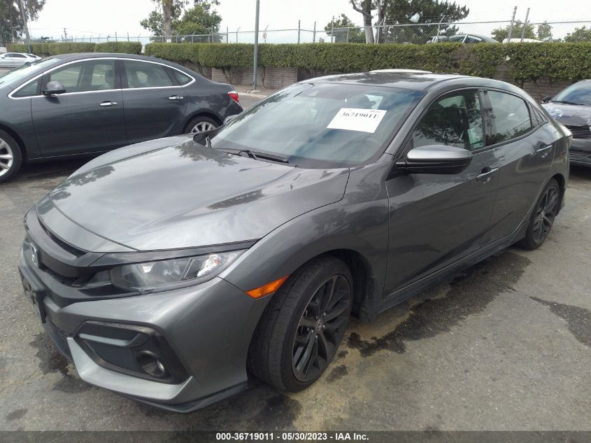 2020 HONDA CIVIC HATCHBACK SPORT - SHHFK7H42LU419654