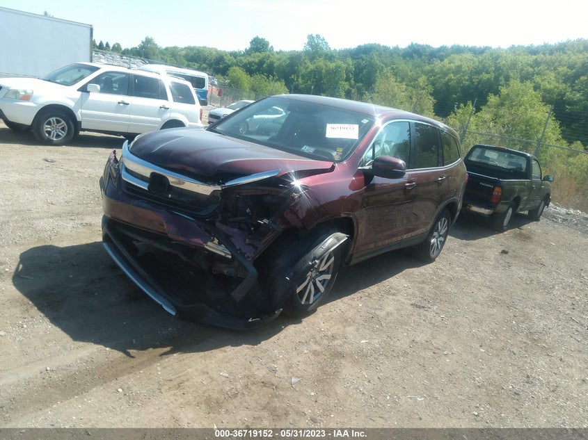 VIN 5FNYF6H53MB096279 2021 HONDA PILOT EX-L