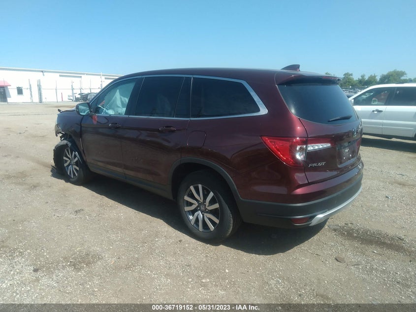 VIN 5FNYF6H53MB096279 2021 HONDA PILOT EX-L