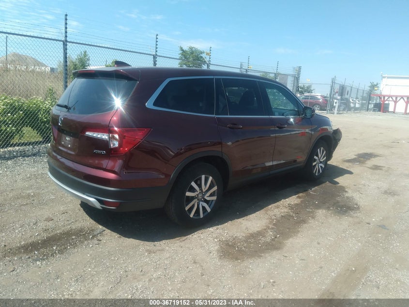 VIN 5FNYF6H53MB096279 2021 HONDA PILOT EX-L