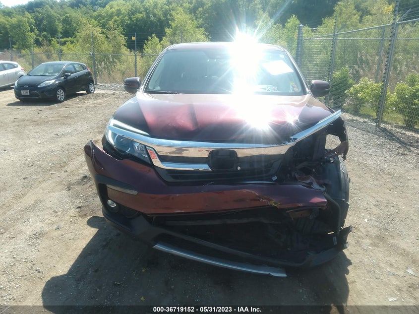 VIN 5FNYF6H53MB096279 2021 HONDA PILOT EX-L