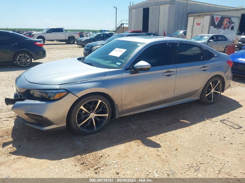 2022 HONDA CIVIC SEDAN TOURING - 2HGFE1F94NH317176