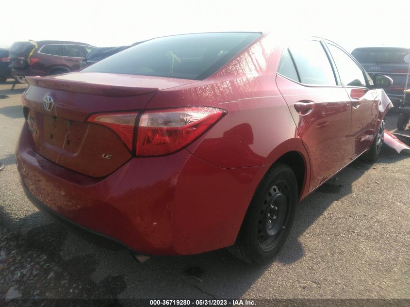 2017 TOYOTA COROLLA LE - 2T1BURHE6HC857569