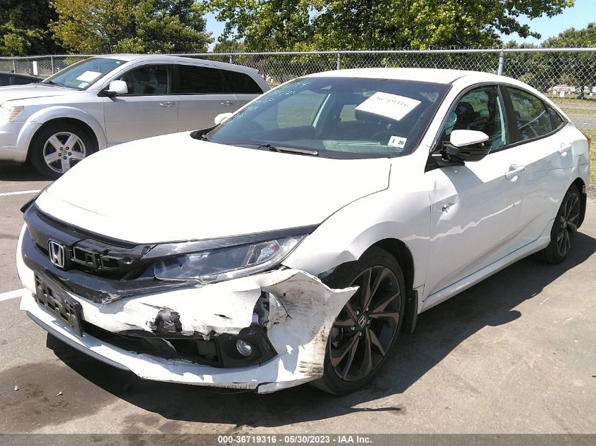 2021 HONDA CIVIC SEDAN SPORT - 19XFC2F84ME200144
