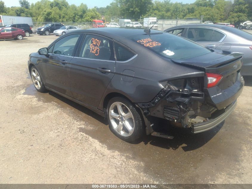 2016 FORD FUSION SE - 3FA6P0HD5GR391949