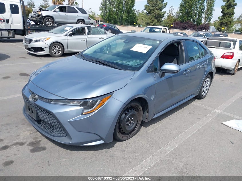 VIN 5YFEPRAE6LP077191 2020 TOYOTA COROLLA LE