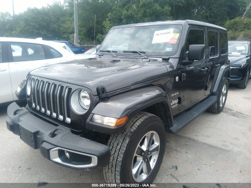 2021 JEEP WRANGLER UNLIMITED SAHARA 1C4HJXENXMW592345