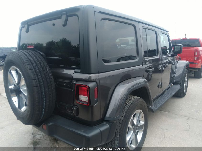 2021 JEEP WRANGLER UNLIMITED SAHARA 1C4HJXENXMW592345