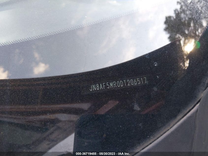 2013 NISSAN JUKE SV - JN8AF5MR0DT206517