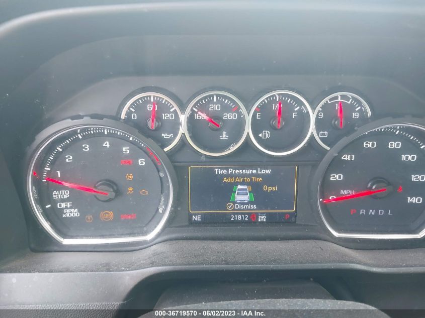 2021 CHEVROLET SILVERADO 1500 LT - 3GCUYDED1MG400907