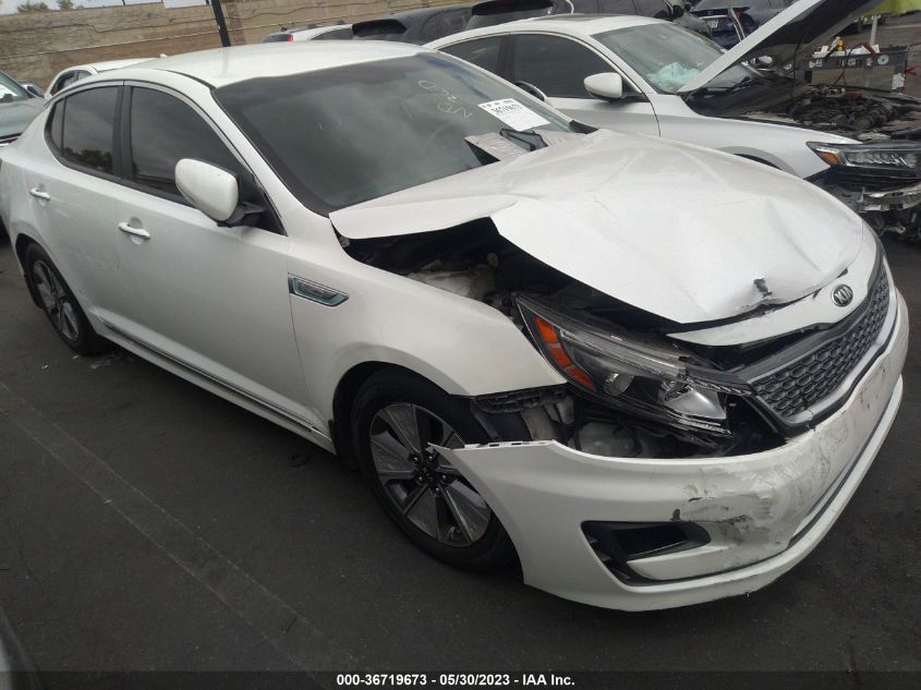 2015 KIA OPTIMA HYBRID - KNAGM4AD5F5083056