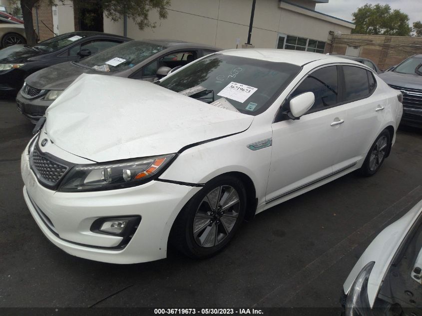 2015 KIA OPTIMA HYBRID - KNAGM4AD5F5083056