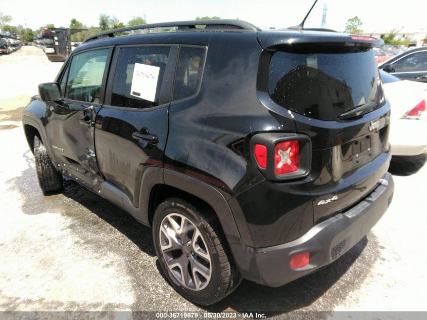 2016 JEEP RENEGADE LATITUDE - ZACCJBBT6GPE30617