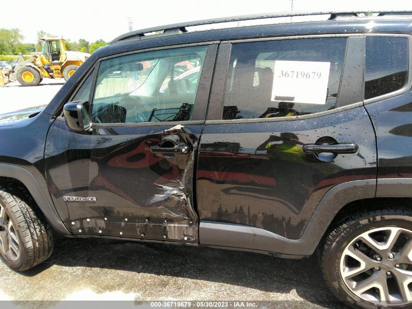 2016 JEEP RENEGADE LATITUDE - ZACCJBBT6GPE30617