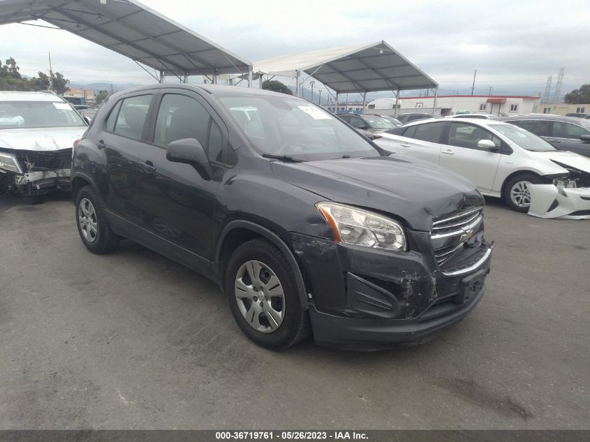 2016 CHEVROLET TRAX LS - 3GNCJKSBXGL224899