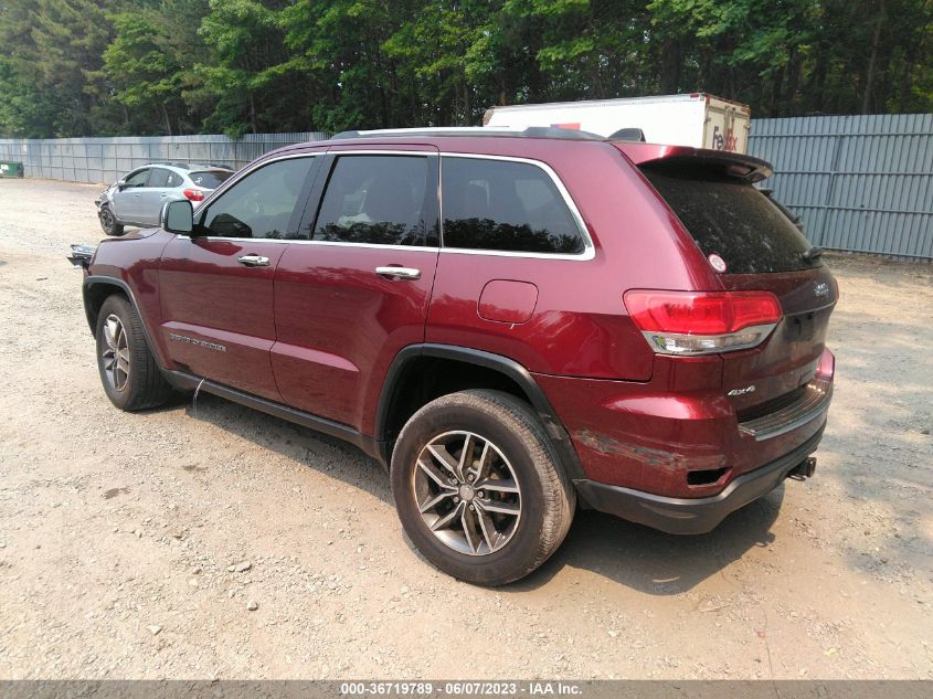 2018 JEEP GRAND CHEROKEE LIMITED - 1C4RJFBG8JC484663