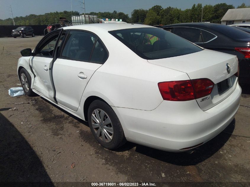 2014 VOLKSWAGEN JETTA SEDAN S - 3VW1K7AJ2EM414929