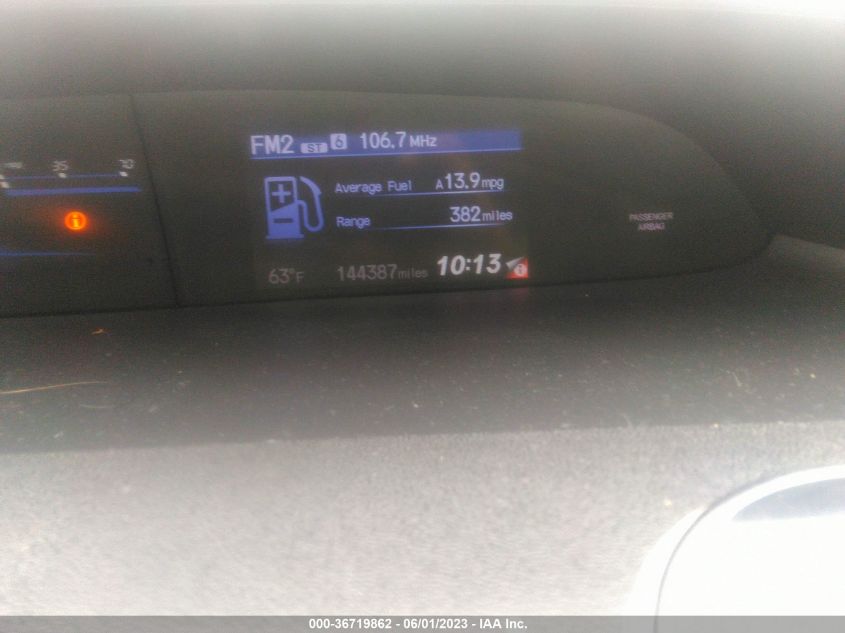 2013 HONDA CIVIC SDN EX-L - 19XFB2F9XDE212889