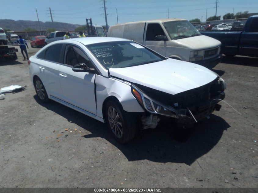 2016 HYUNDAI SONATA 2.4L SPORT - 5NPE34AF0GH405344