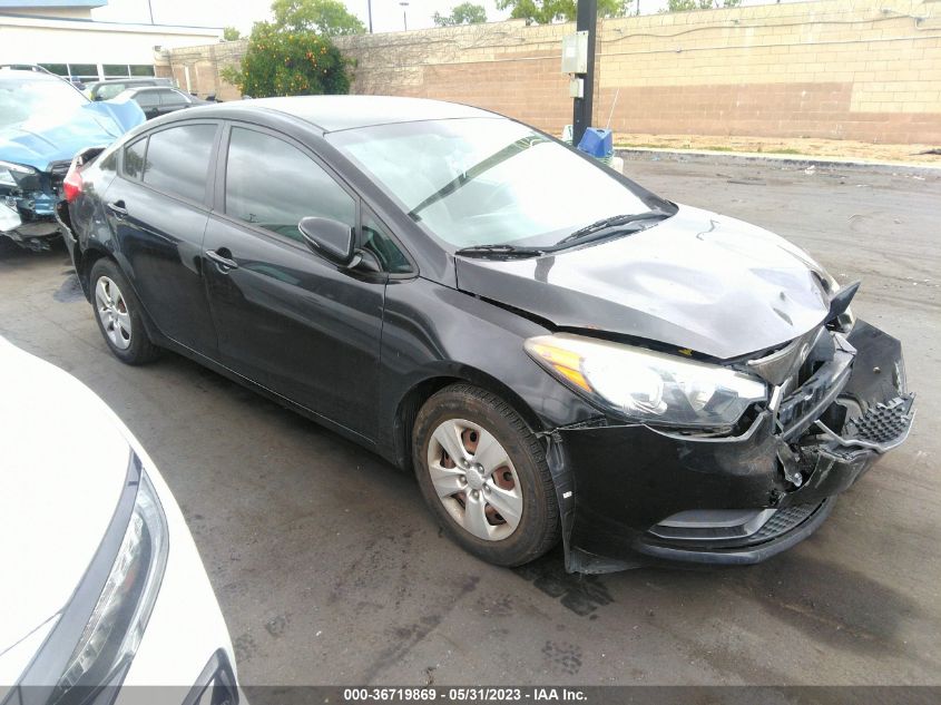 2016 KIA FORTE LX - KNAFX4A64G5549646
