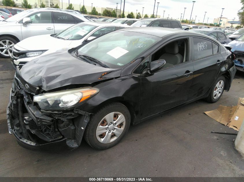 2016 KIA FORTE LX - KNAFX4A64G5549646
