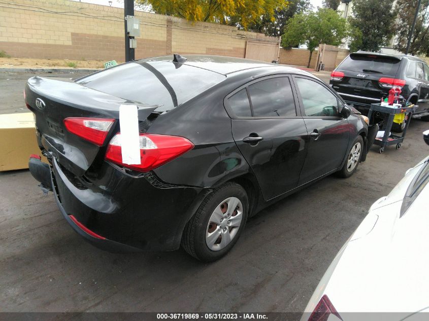 2016 KIA FORTE LX - KNAFX4A64G5549646