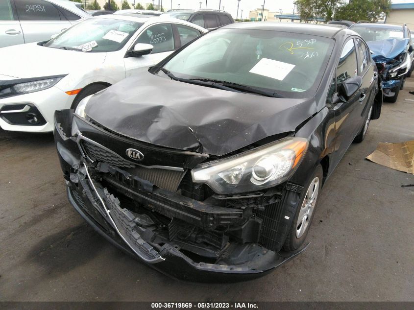 2016 KIA FORTE LX - KNAFX4A64G5549646