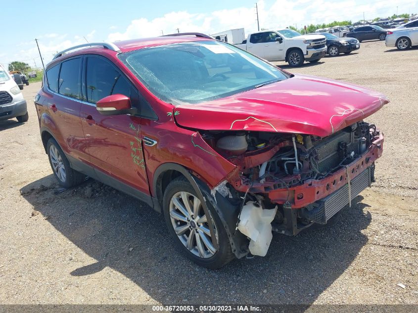 2017 FORD ESCAPE TITANIUM - 1FMCU0J95HUB88707