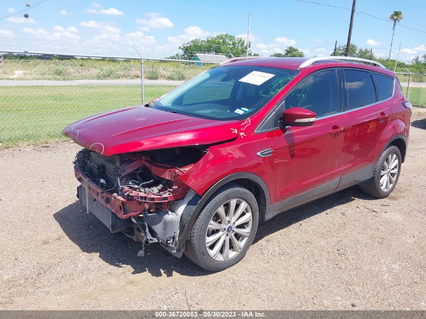 2017 FORD ESCAPE TITANIUM - 1FMCU0J95HUB88707