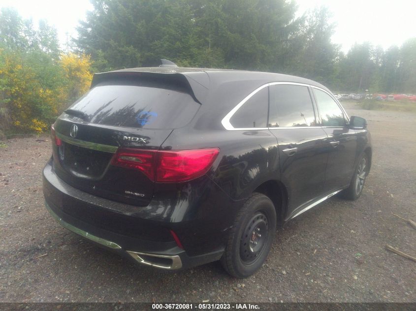 2017 ACURA MDX W/TECHNOLOGY PKG - 5FRYD4H54HB001355