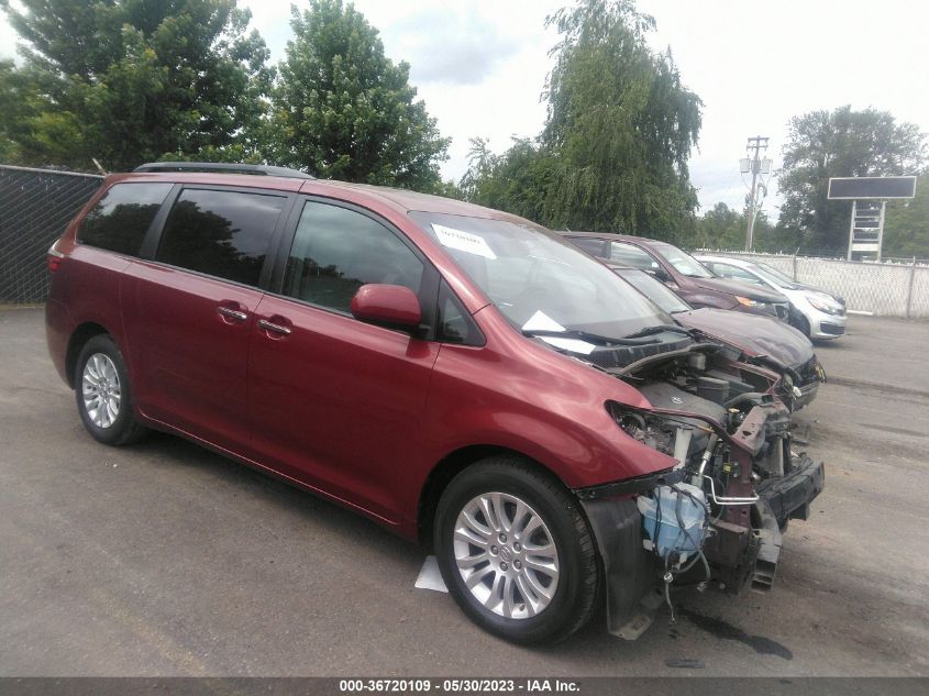 2015 TOYOTA SIENNA XLE/XLE AAS/LTD - 5TDYK3DC2FS571868