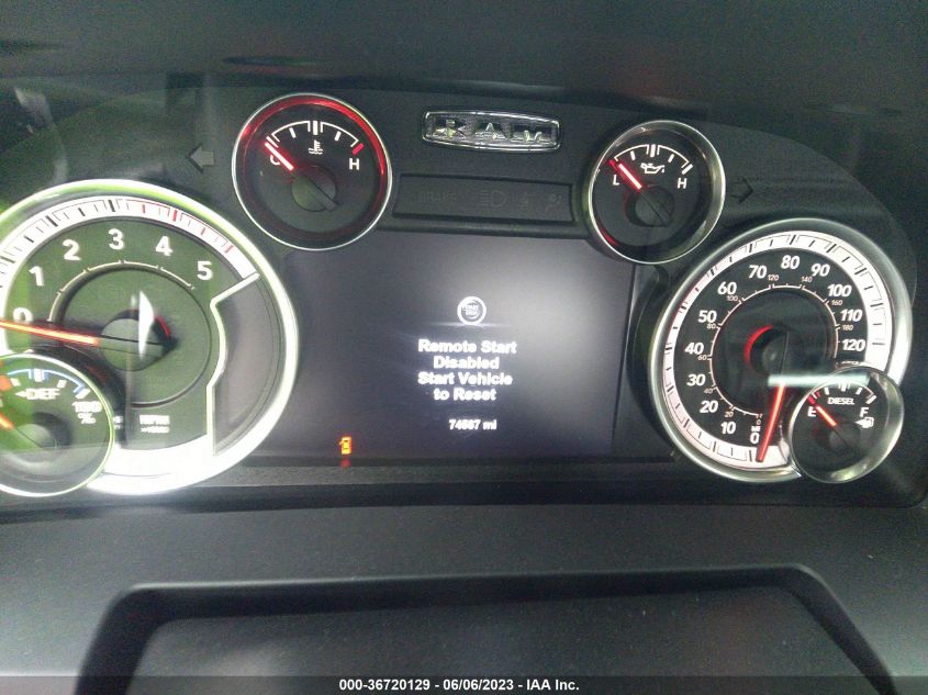 2018 RAM 2500 BIG HORN - 3C6UR5JL1JG399289