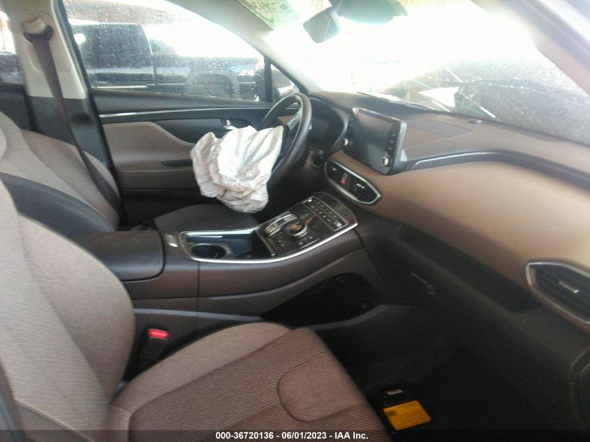 2021 HYUNDAI SANTA FE HYBRID BLUE - KM8S2DA10MU006232