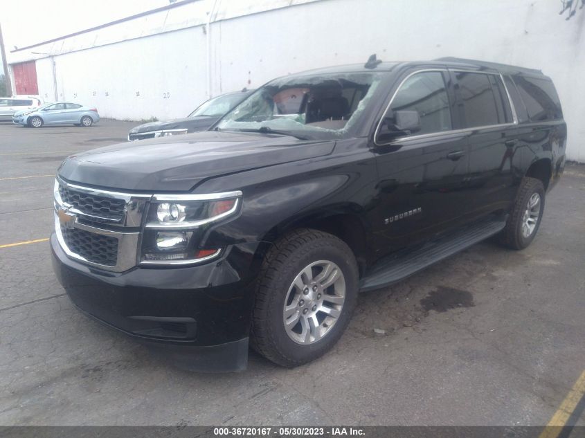 2017 CHEVROLET SUBURBAN LT - 1GNSKHKC7HR252237