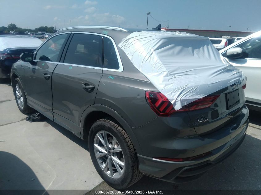 2023 AUDI Q3 S LINE PREMIUM WA1DECF30P1071378