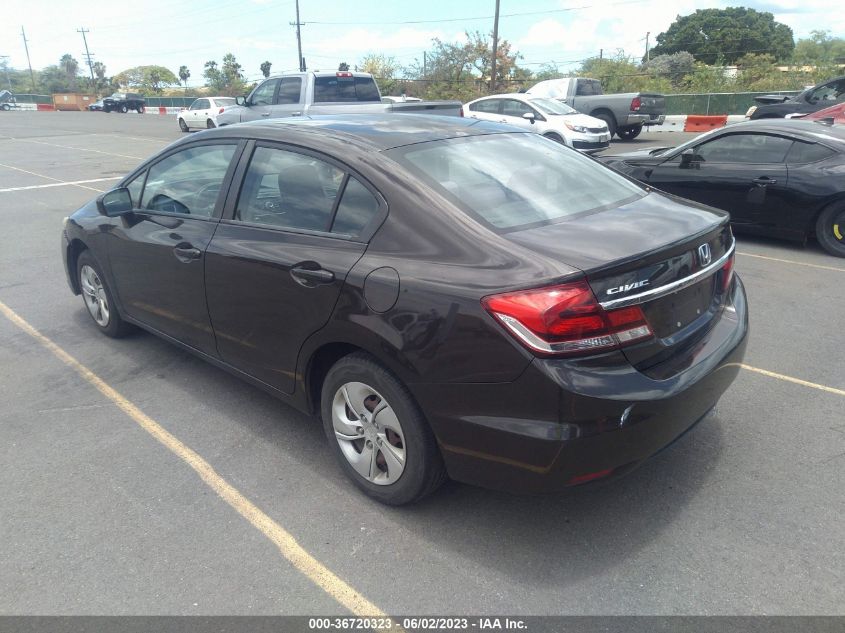 2014 HONDA CIVIC SEDAN LX - 2HGFB2F54EH518393