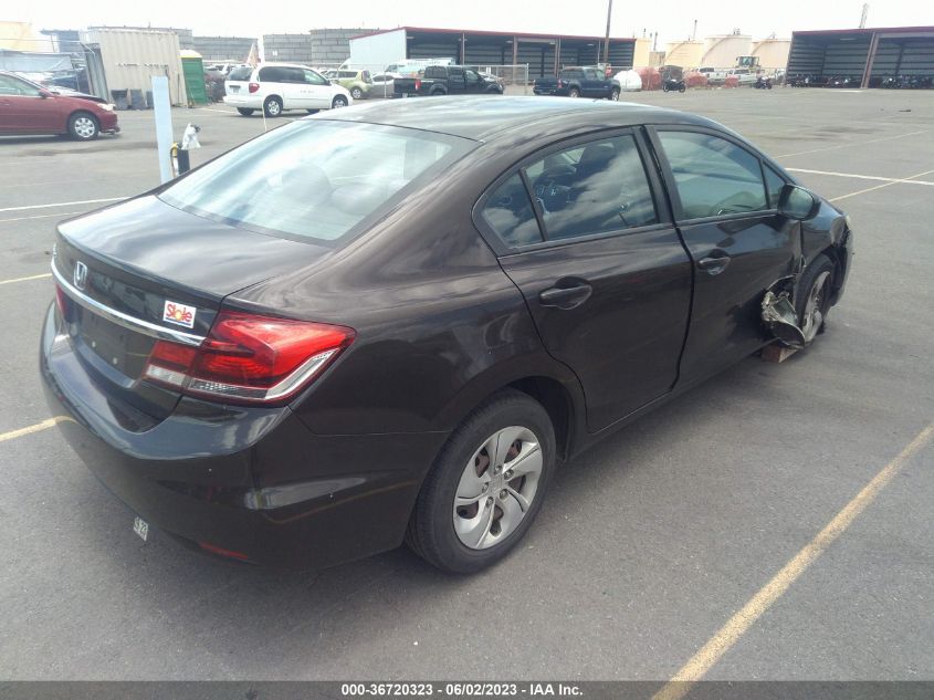 2014 HONDA CIVIC SEDAN LX - 2HGFB2F54EH518393