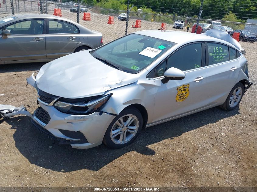 2016 CHEVROLET CRUZE LT - 1G1BE5SM9G7325151