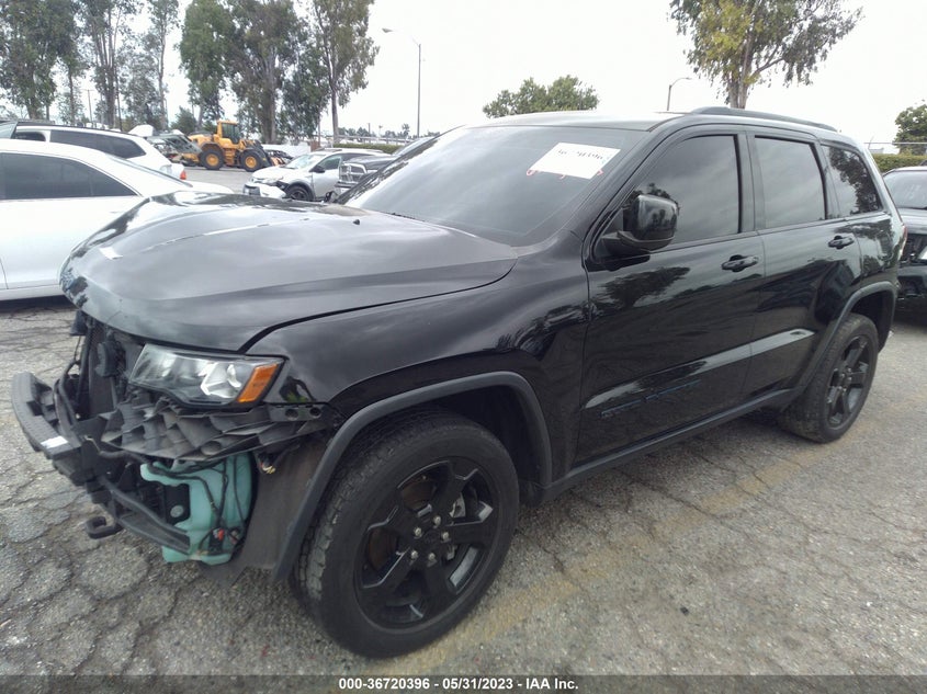 VIN 1C4RJFAGXJC353087 2018 JEEP GRAND CHEROKEE UPLAND