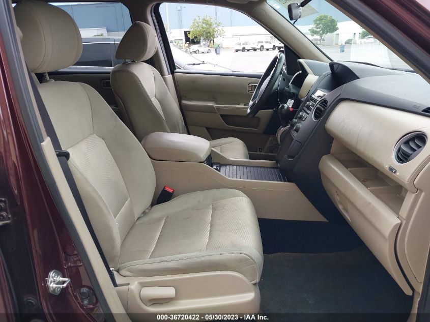 2015 HONDA PILOT LX - 5FNYF3H26FB001737