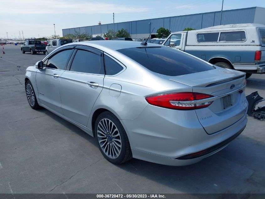 2017 FORD FUSION HYBRID - 3FA6P0RU9HR142263