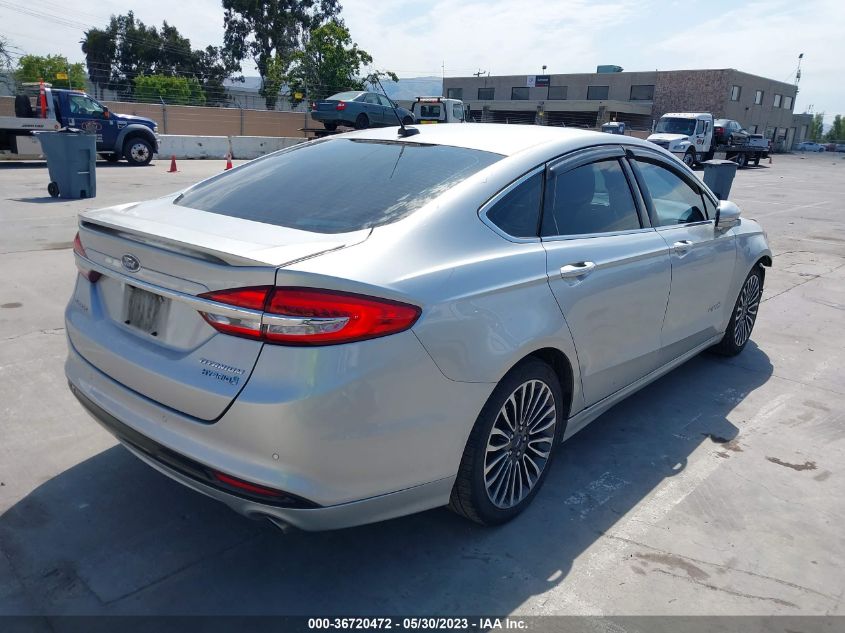 2017 FORD FUSION HYBRID - 3FA6P0RU9HR142263