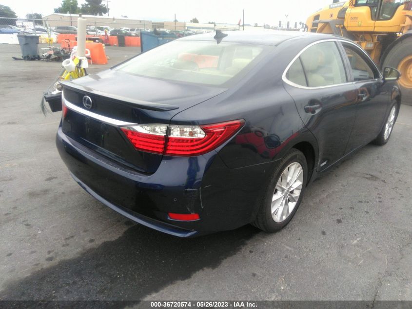 2013 LEXUS ES 300H HYBRID - JTHBW1GG2D2030092