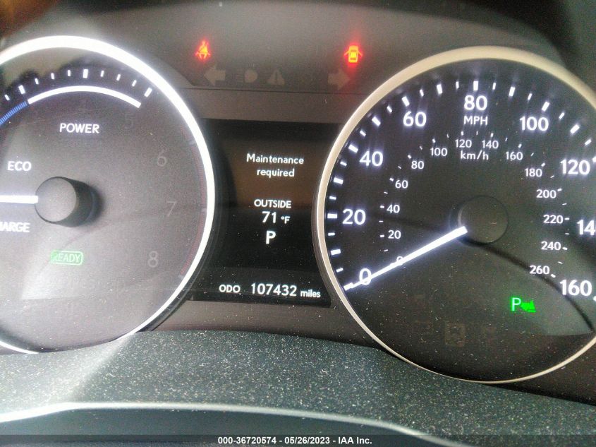 2013 LEXUS ES 300H HYBRID - JTHBW1GG2D2030092