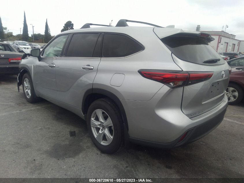 2021 TOYOTA HIGHLANDER L/LE - 5TDZZRAH9MS075773