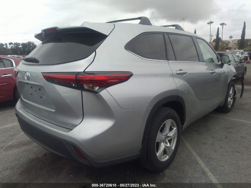 2021 TOYOTA HIGHLANDER L/LE - 5TDZZRAH9MS075773