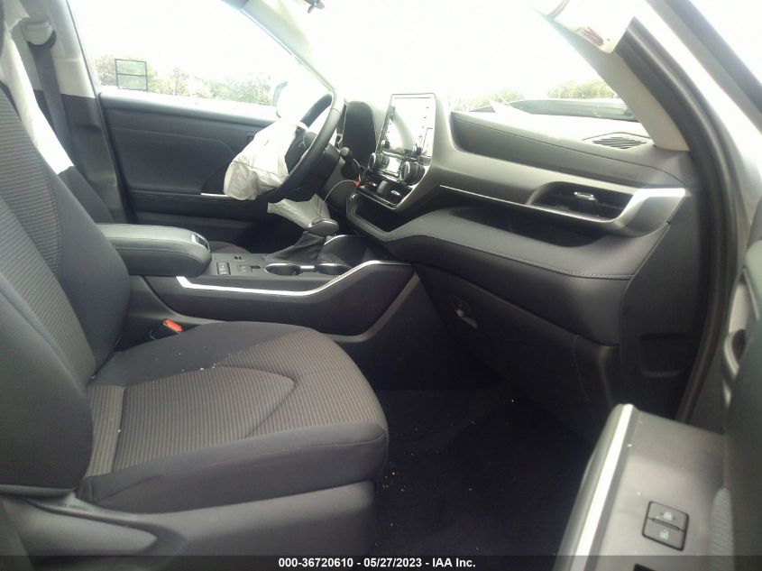 2021 TOYOTA HIGHLANDER L/LE - 5TDZZRAH9MS075773