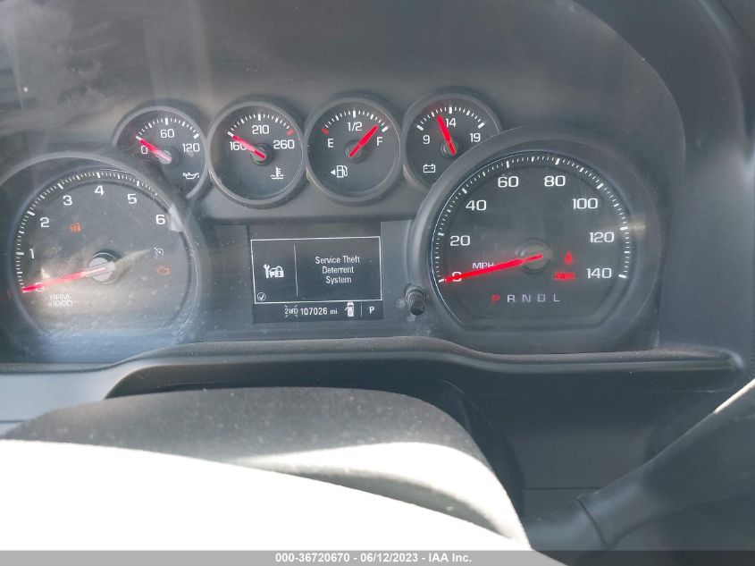 2019 CHEVROLET SILVERADO 1500 WORK TRUCK - 1GCRYAEF0KZ183644