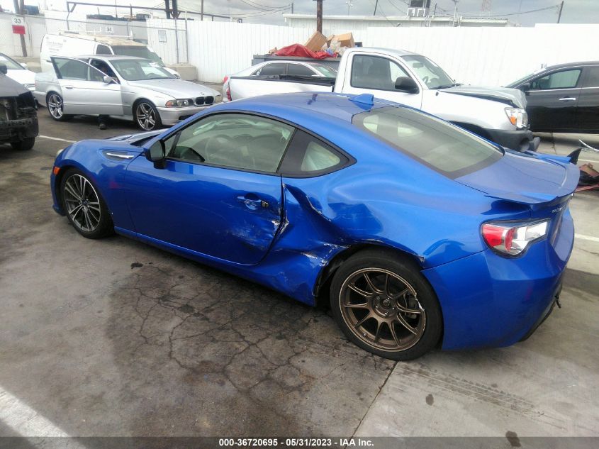 2016 SUBARU BRZ LIMITED - JF1ZCAC12G9604749