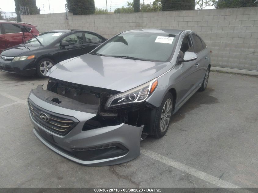 2015 HYUNDAI SONATA 2.4L SPORT - 5NPE34AF7FH064197